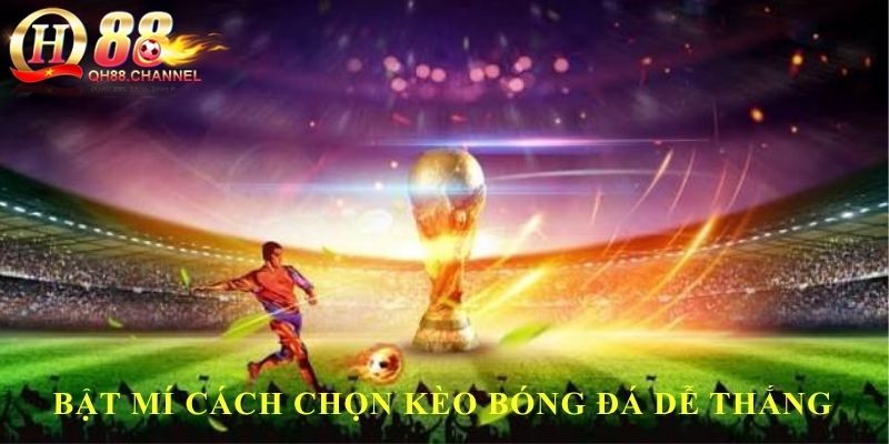 Bật mí cách chọn kèo bóng đá dễ thắng