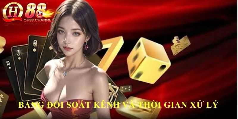 Bảng đối soát kênh và thời gian xử lý